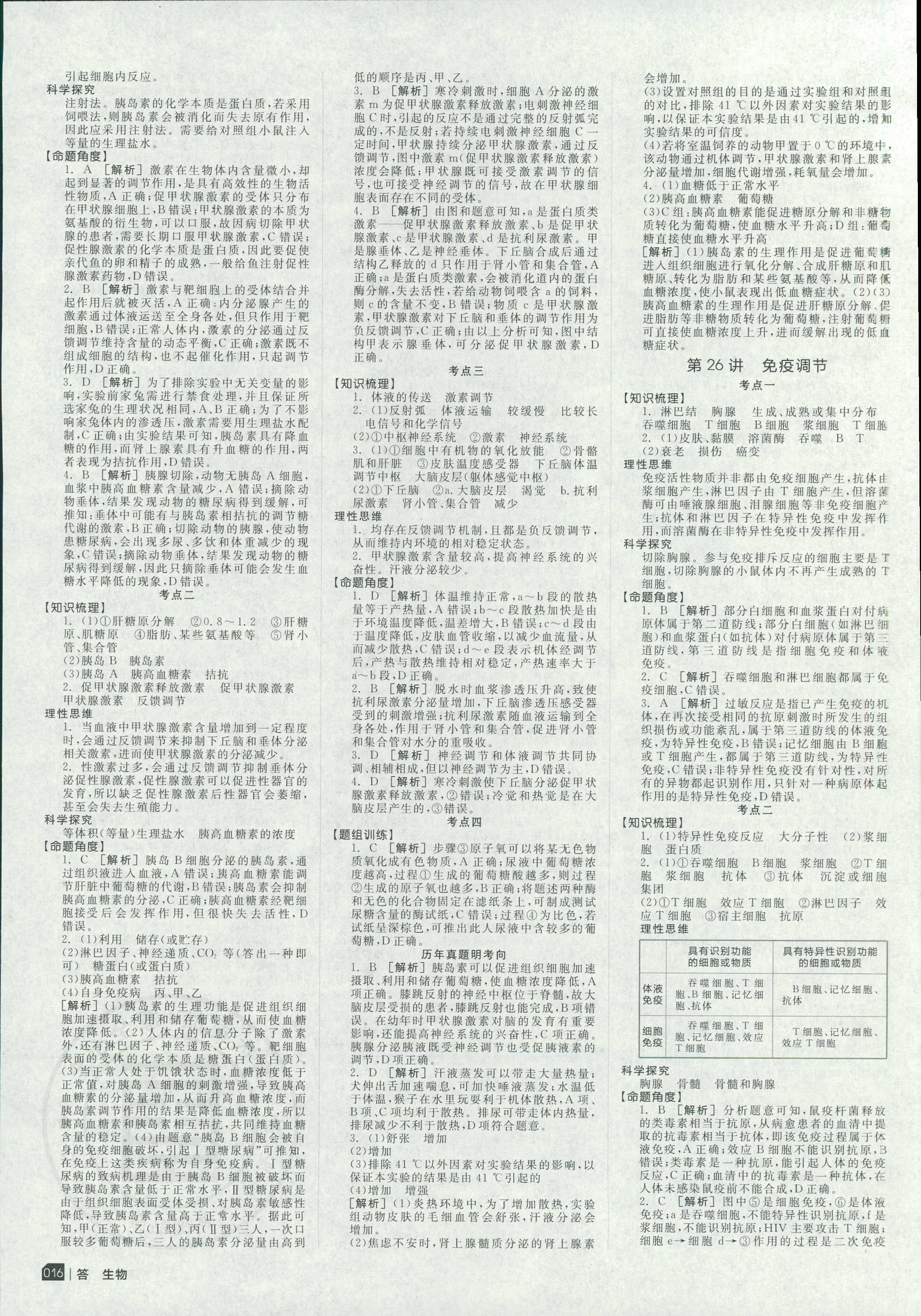 2018年全品高考復(fù)習(xí)方案高三年級生物其它 第16頁