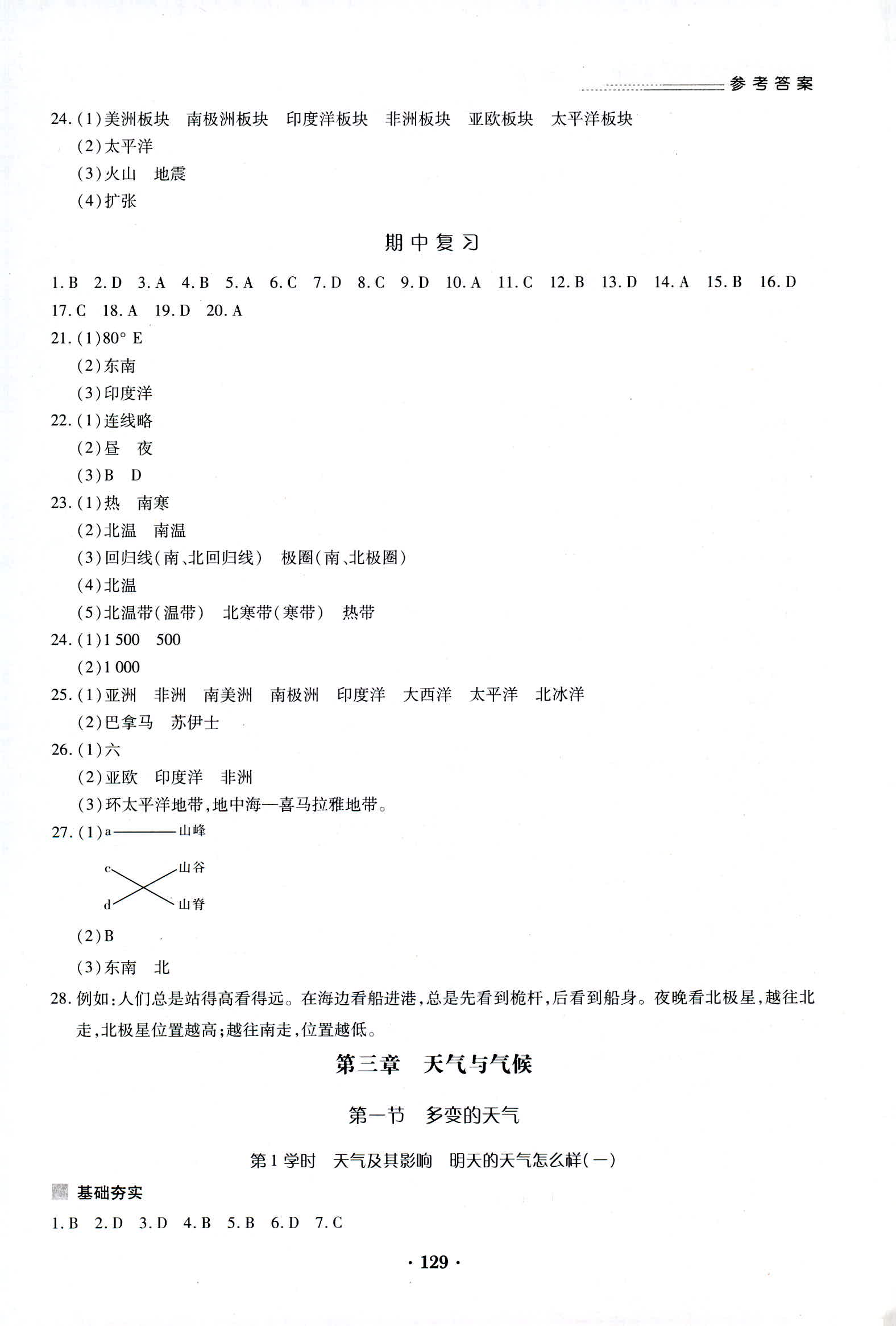 2018年一課一練創(chuàng)新練習七年級地理人教版 第7頁