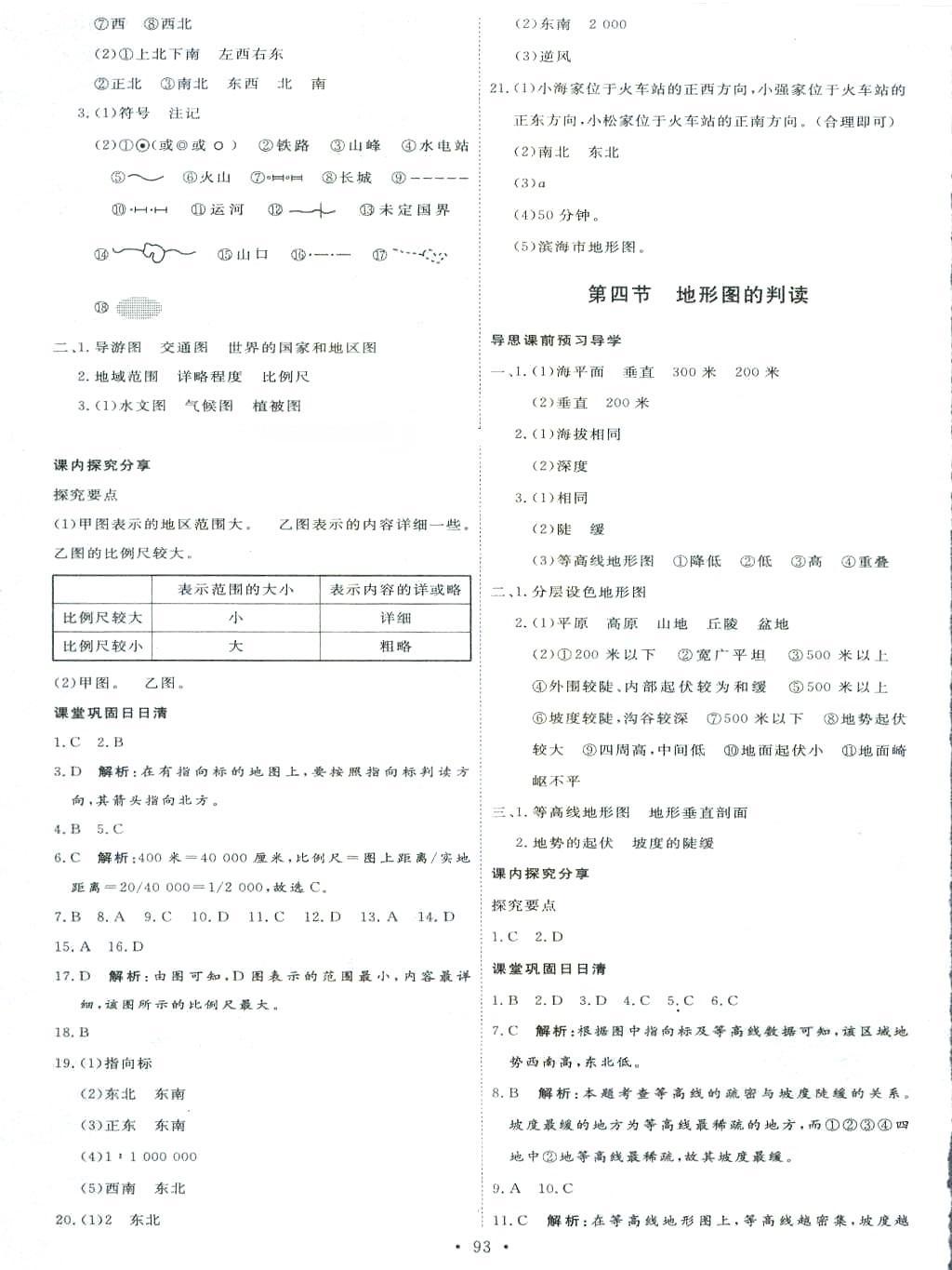 2017年优加学案课时通七年级地理人教版 第3页