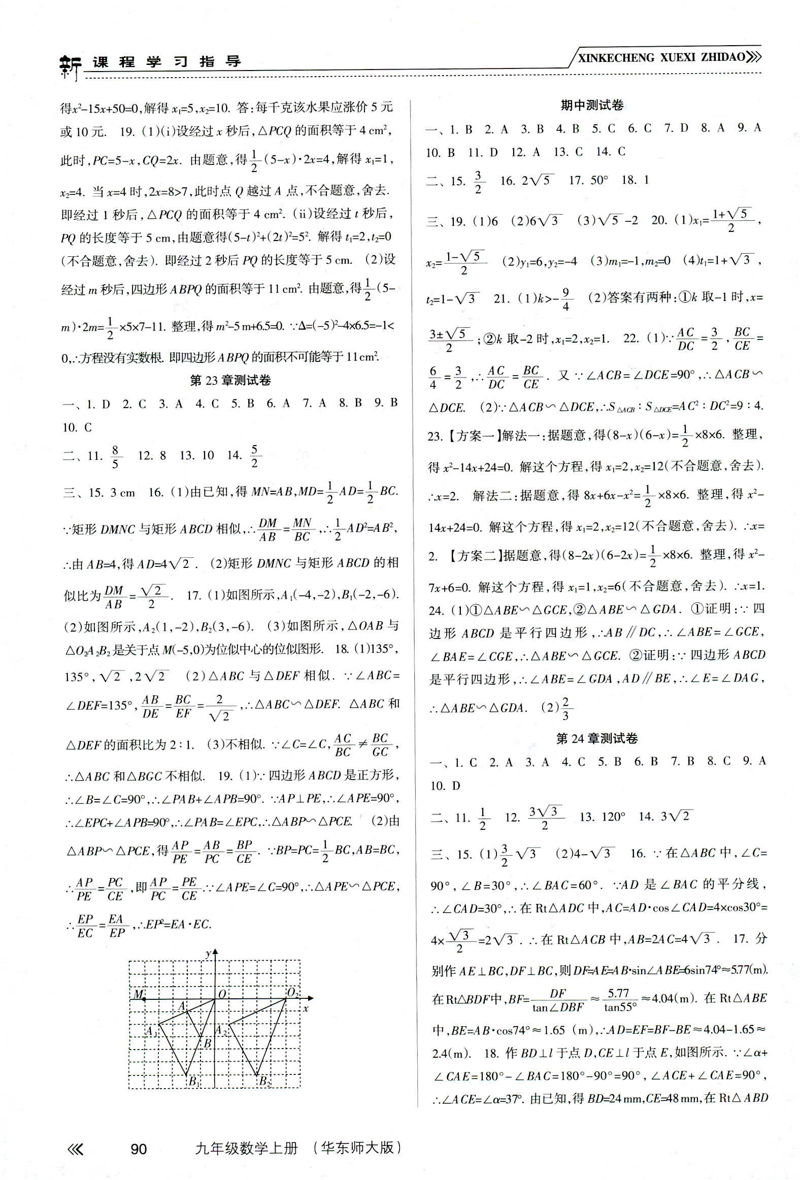 2018年新課程學(xué)習(xí)指導(dǎo)九年級(jí)數(shù)學(xué)華東師大版 第11頁