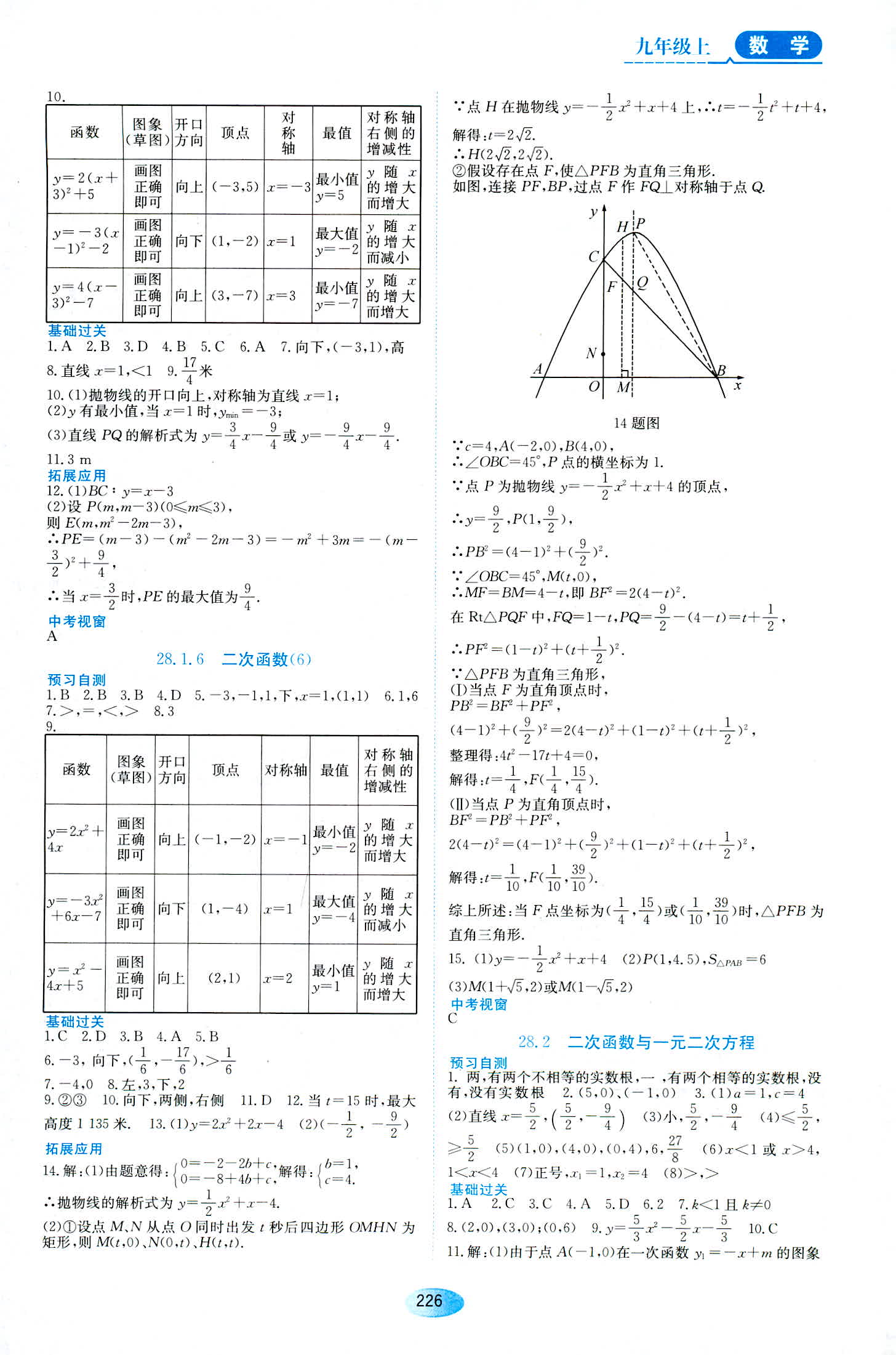 2018年資源與評(píng)價(jià)九年級(jí)數(shù)學(xué)人教版 第4頁