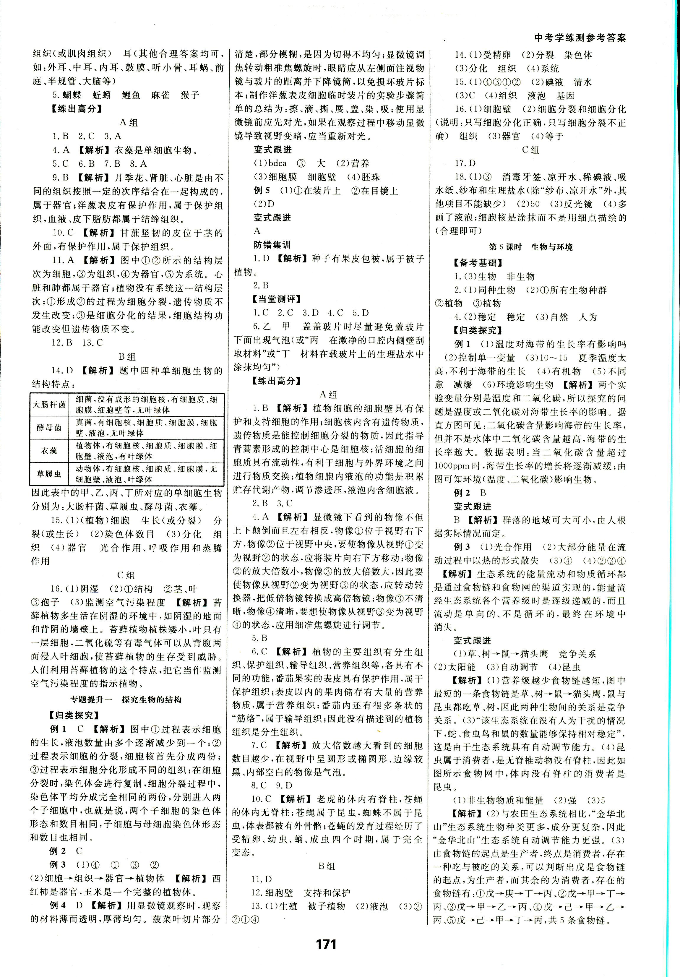 2018年全效學(xué)習(xí)中考學(xué)練測(cè)科學(xué)專題版 第4頁