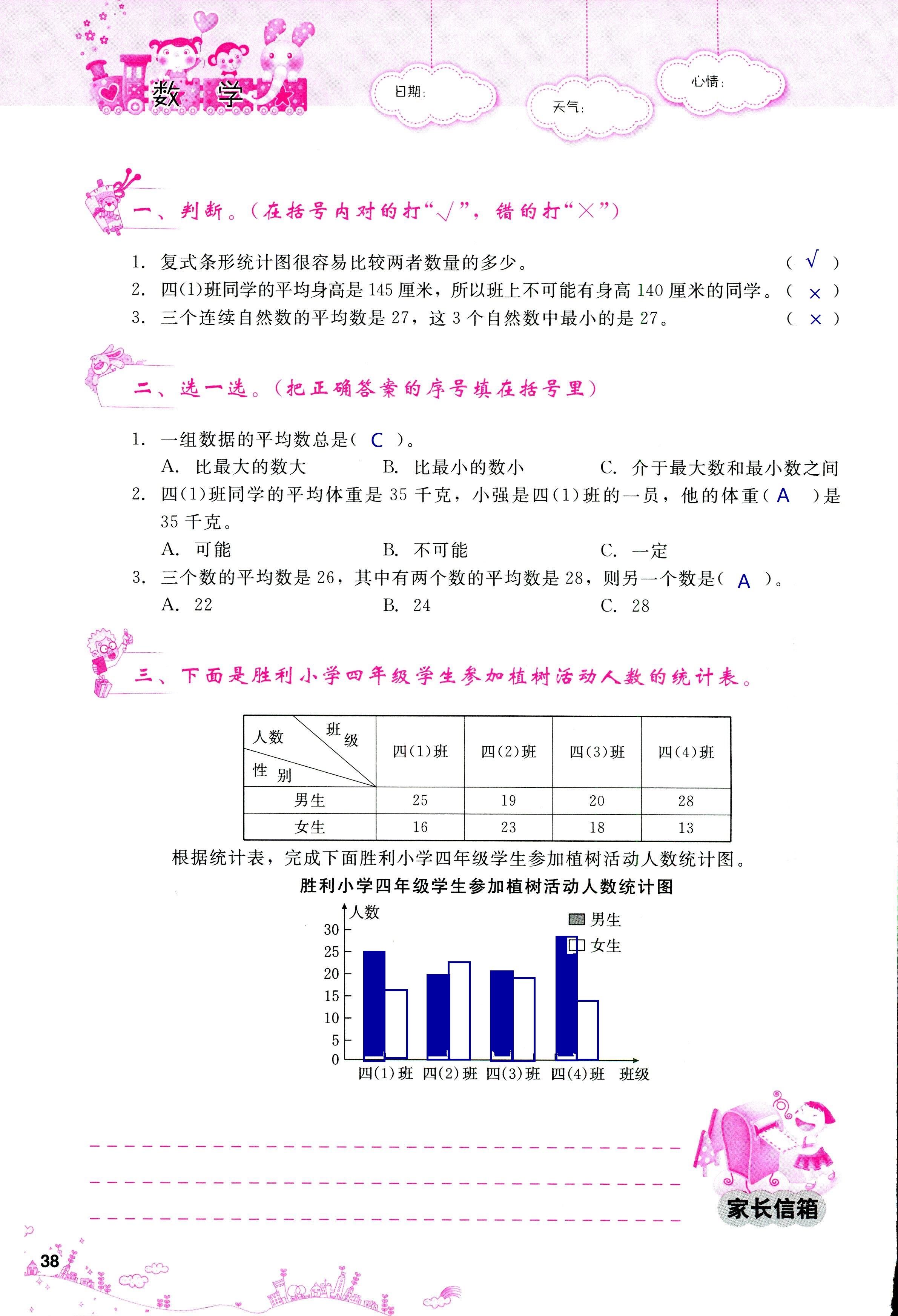 2018年天舟文化精彩暑假團(tuán)結(jié)出版社四年級(jí)數(shù)學(xué)其它 第38頁(yè)