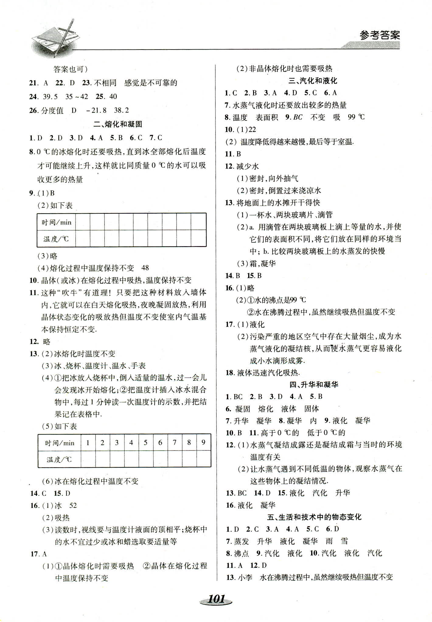 2018年同步練習冊陜西科學技術出版社八年級物理北師大版 第2頁