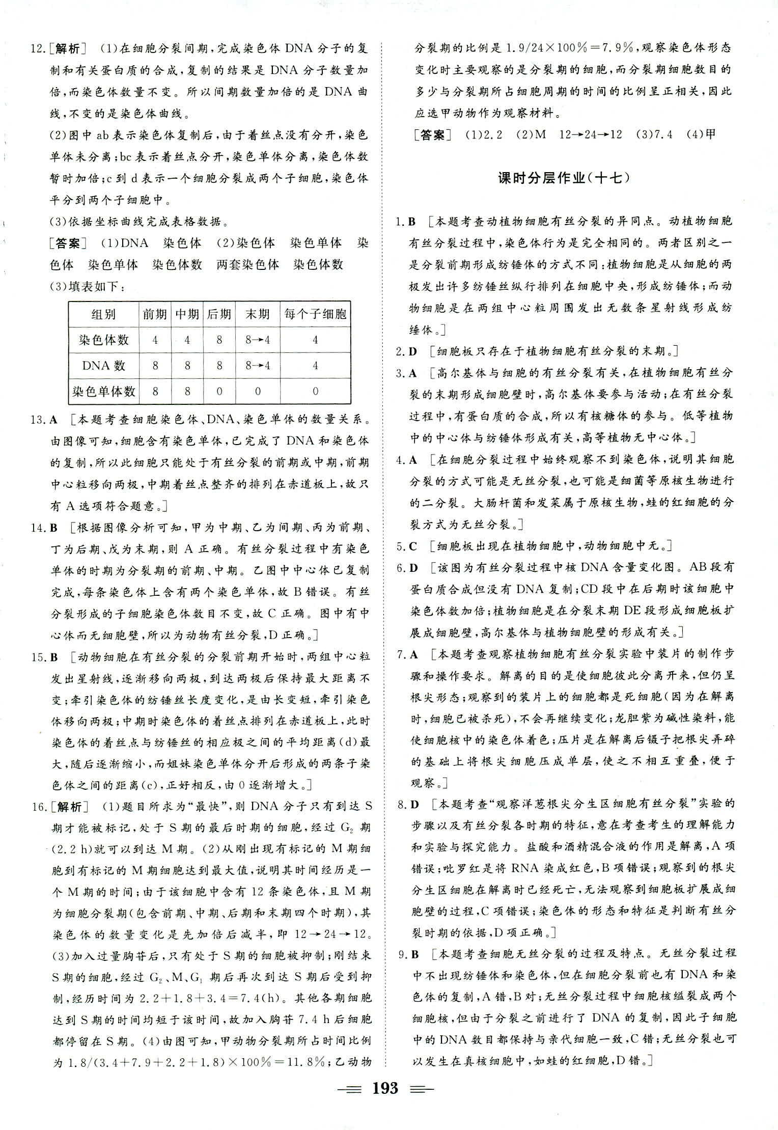 2018年新新學(xué)案必修一生物蘇教版 第43頁