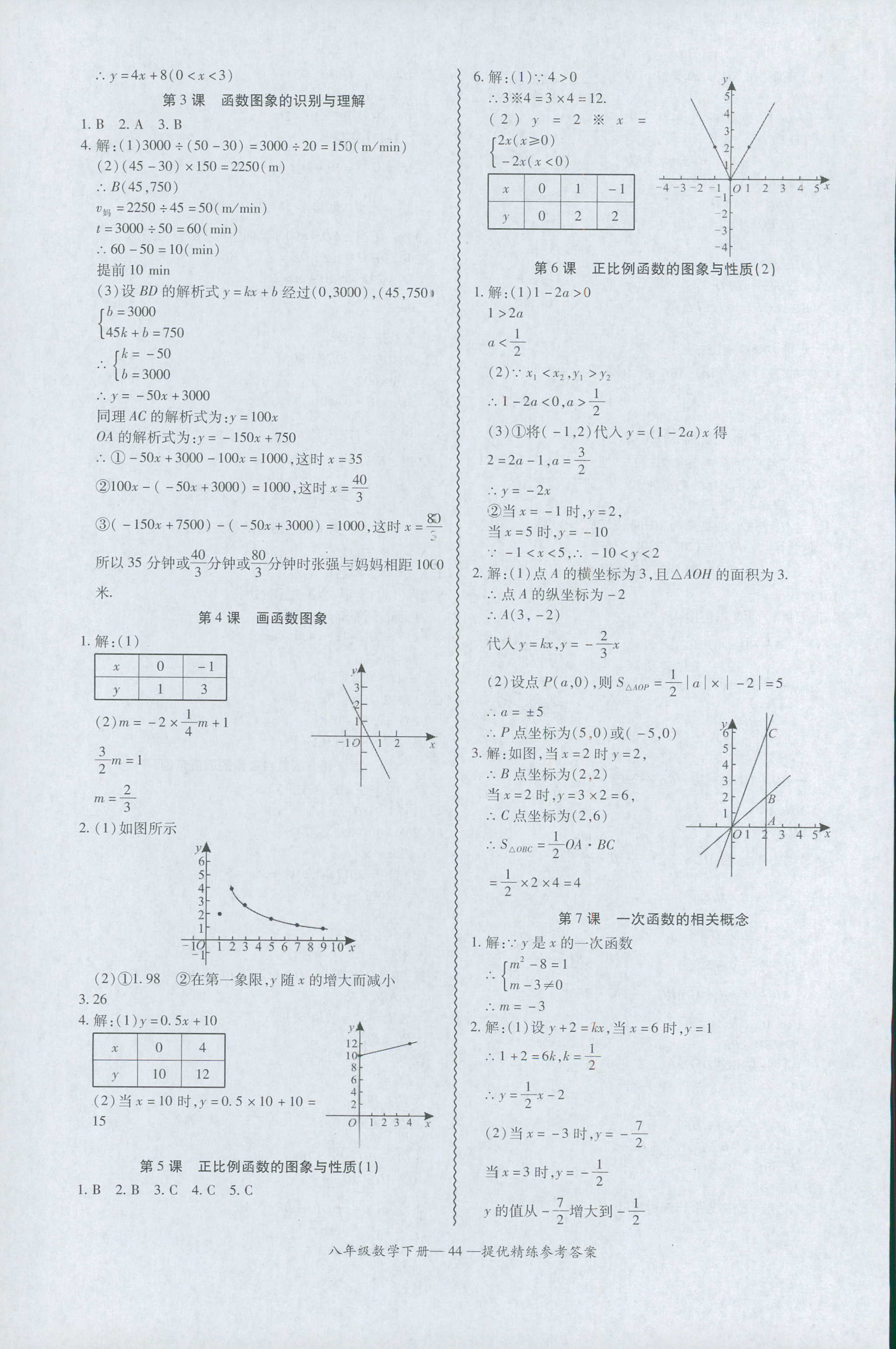 2018年零障礙導(dǎo)教導(dǎo)學(xué)案八年級數(shù)學(xué)人教版 第44頁