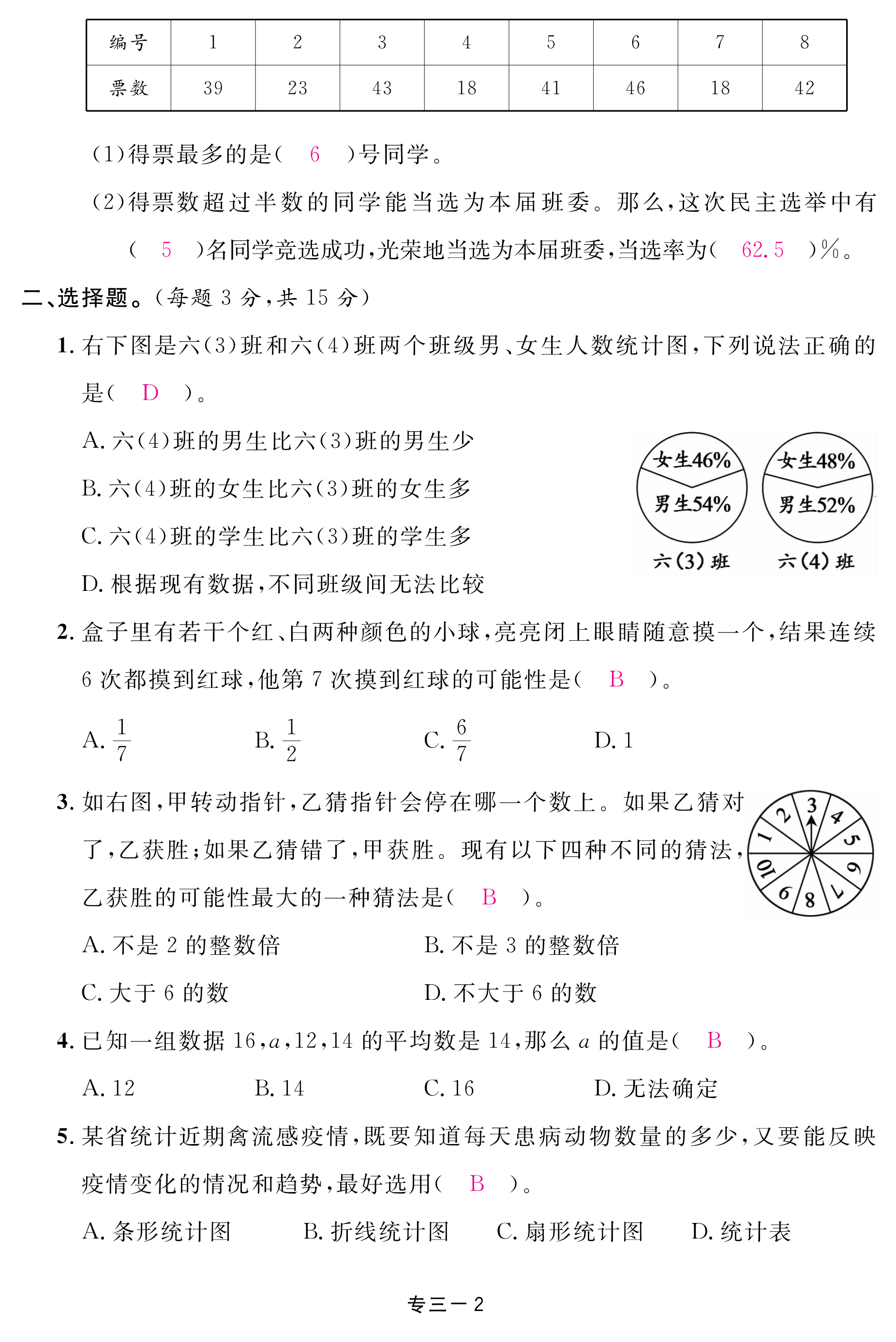 2018年領(lǐng)航新課標(biāo)數(shù)學(xué)練習(xí)冊六年級人教版 第99頁