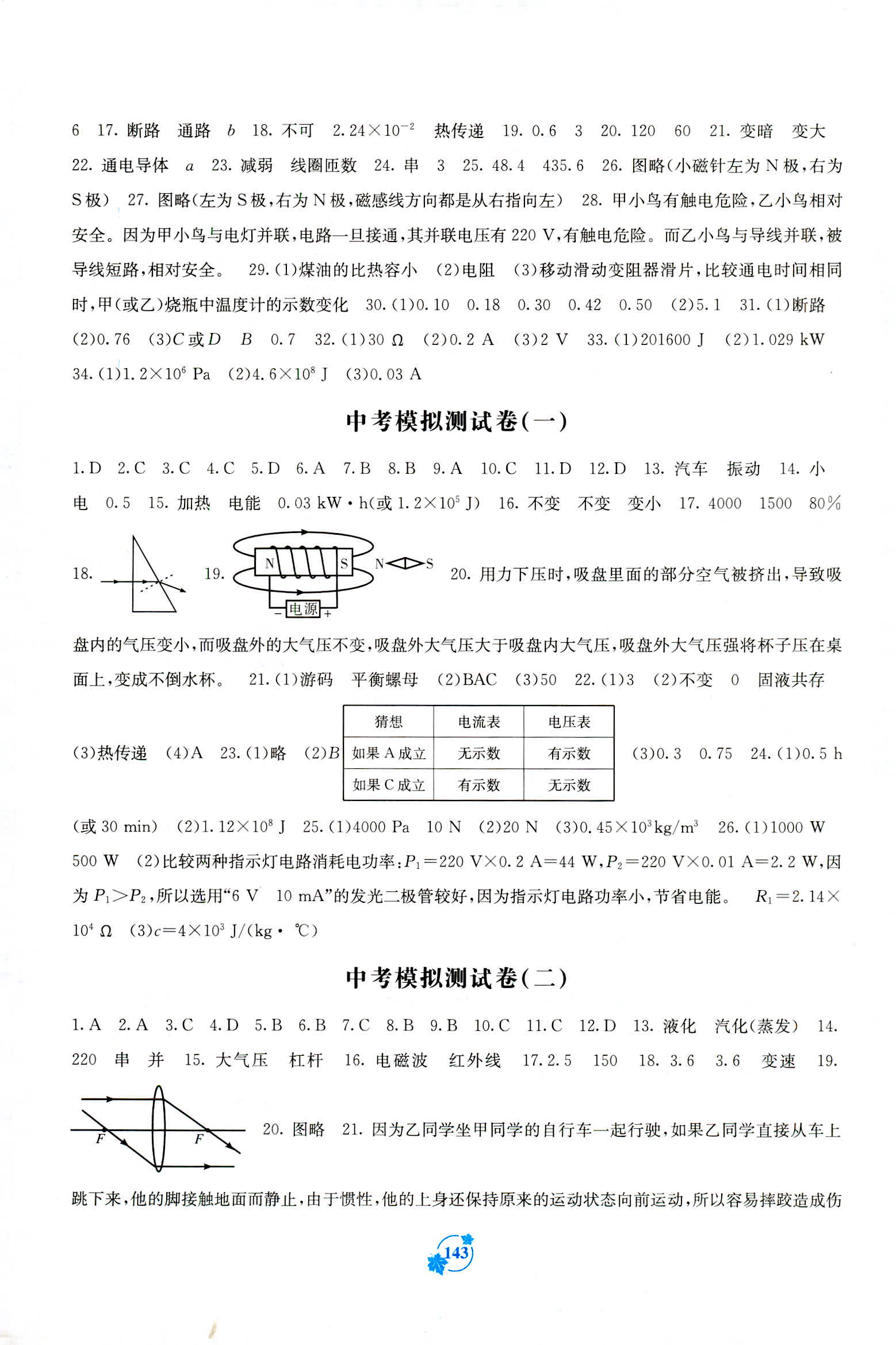 2018年自主學習能力測評單元測試九年級物理人教版 第7頁