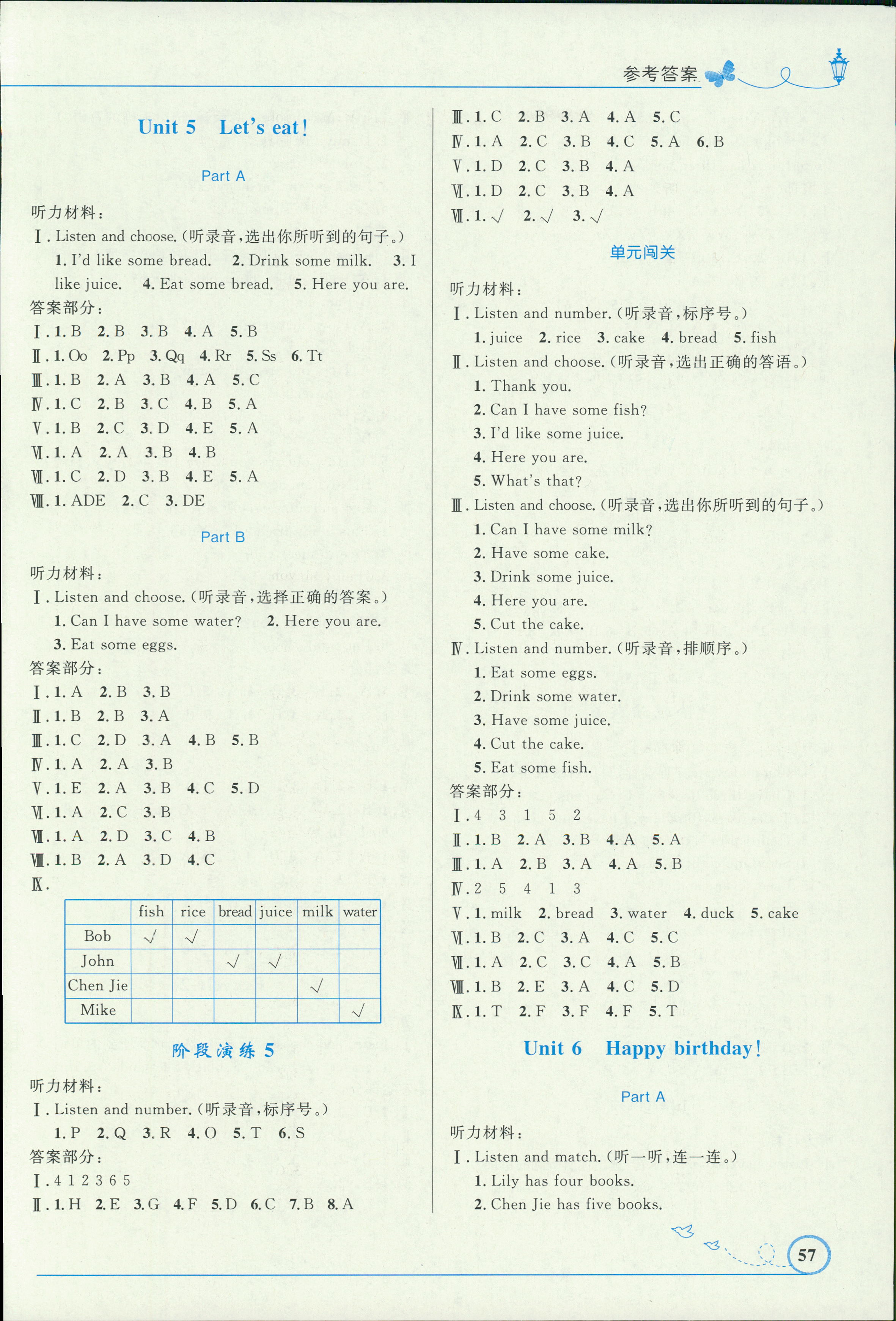 2018年小学同步测控优化设计三年级英语人教PEP版三起福建专版 第5页