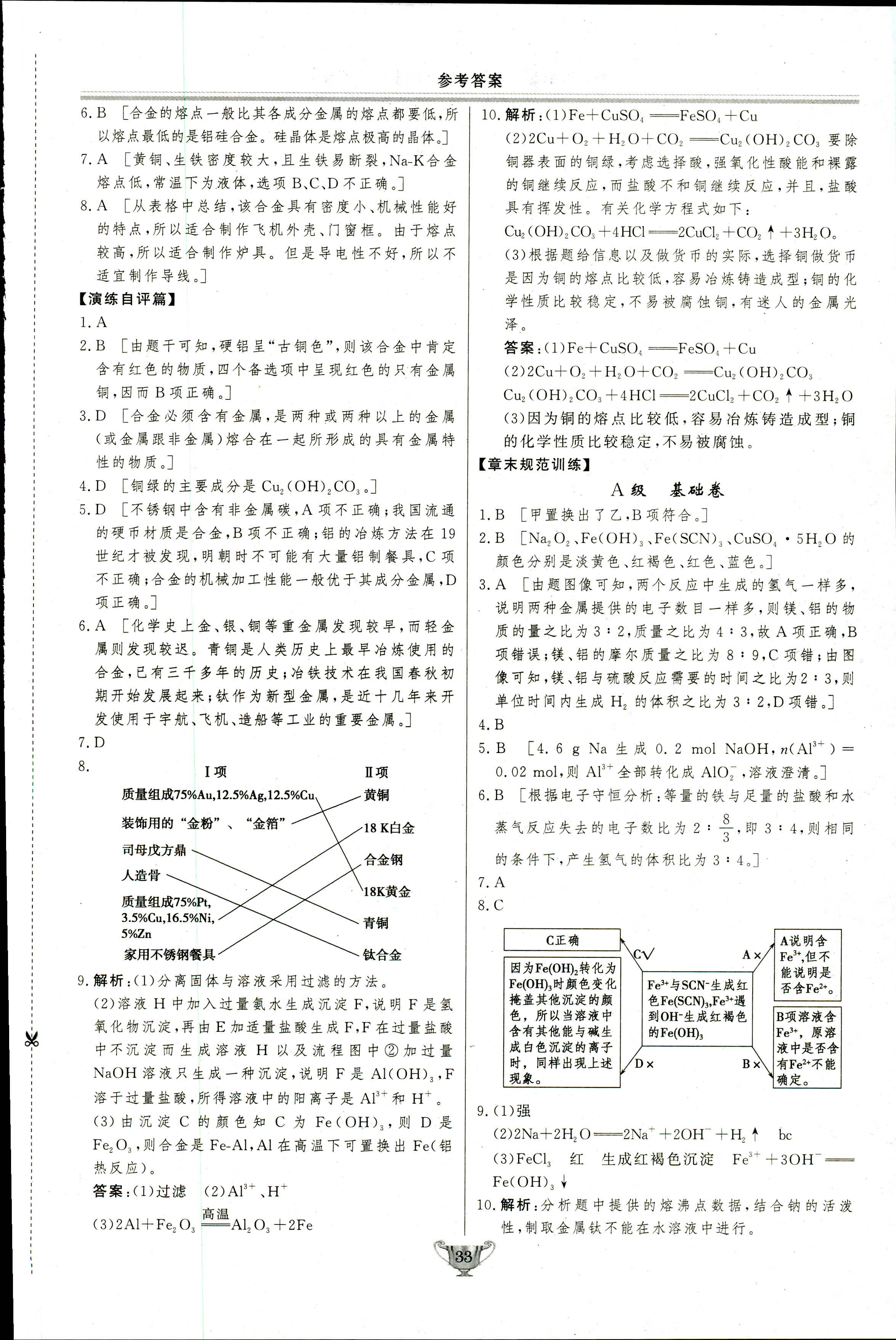 2018年實驗教材新學(xué)案必修一化學(xué)人教版 第33頁