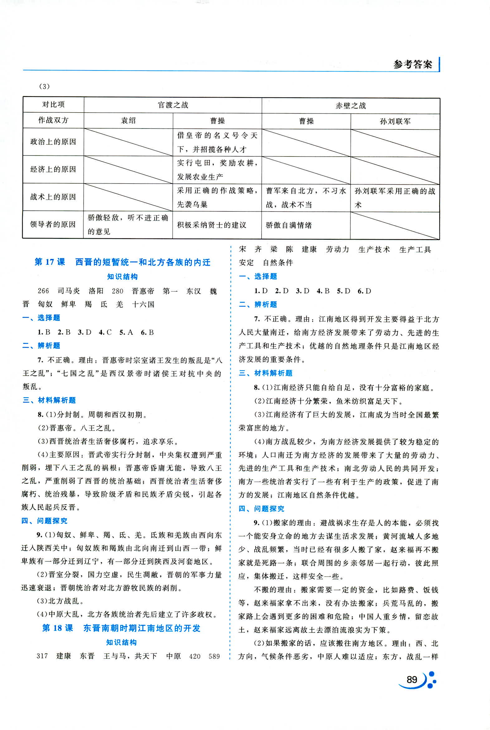 2018年新課程復(fù)習(xí)與提高七年級(jí)歷史人教版 第7頁(yè)