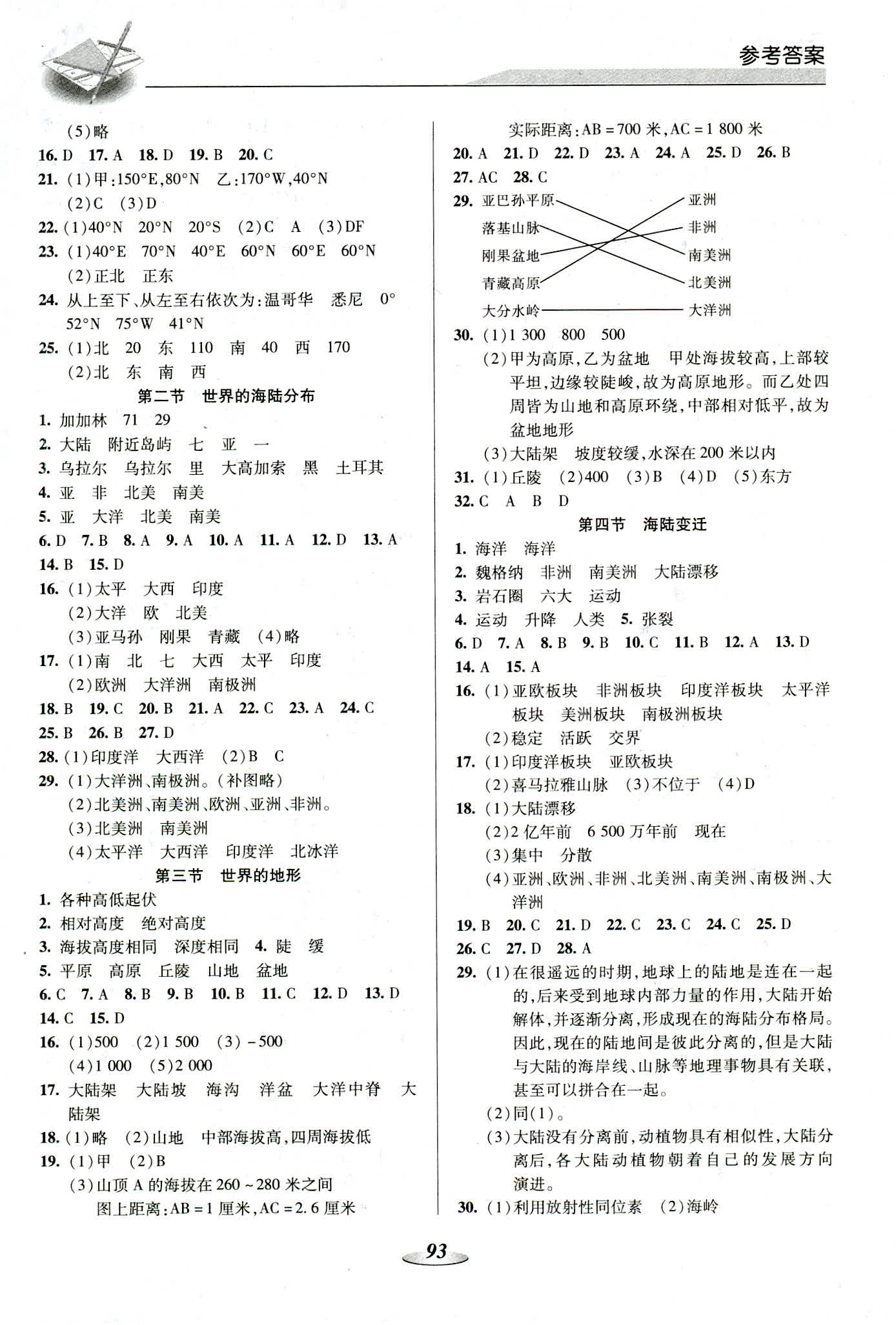 2018年新課標(biāo)教材同步導(dǎo)練七年級(jí)地理湘教版 第2頁