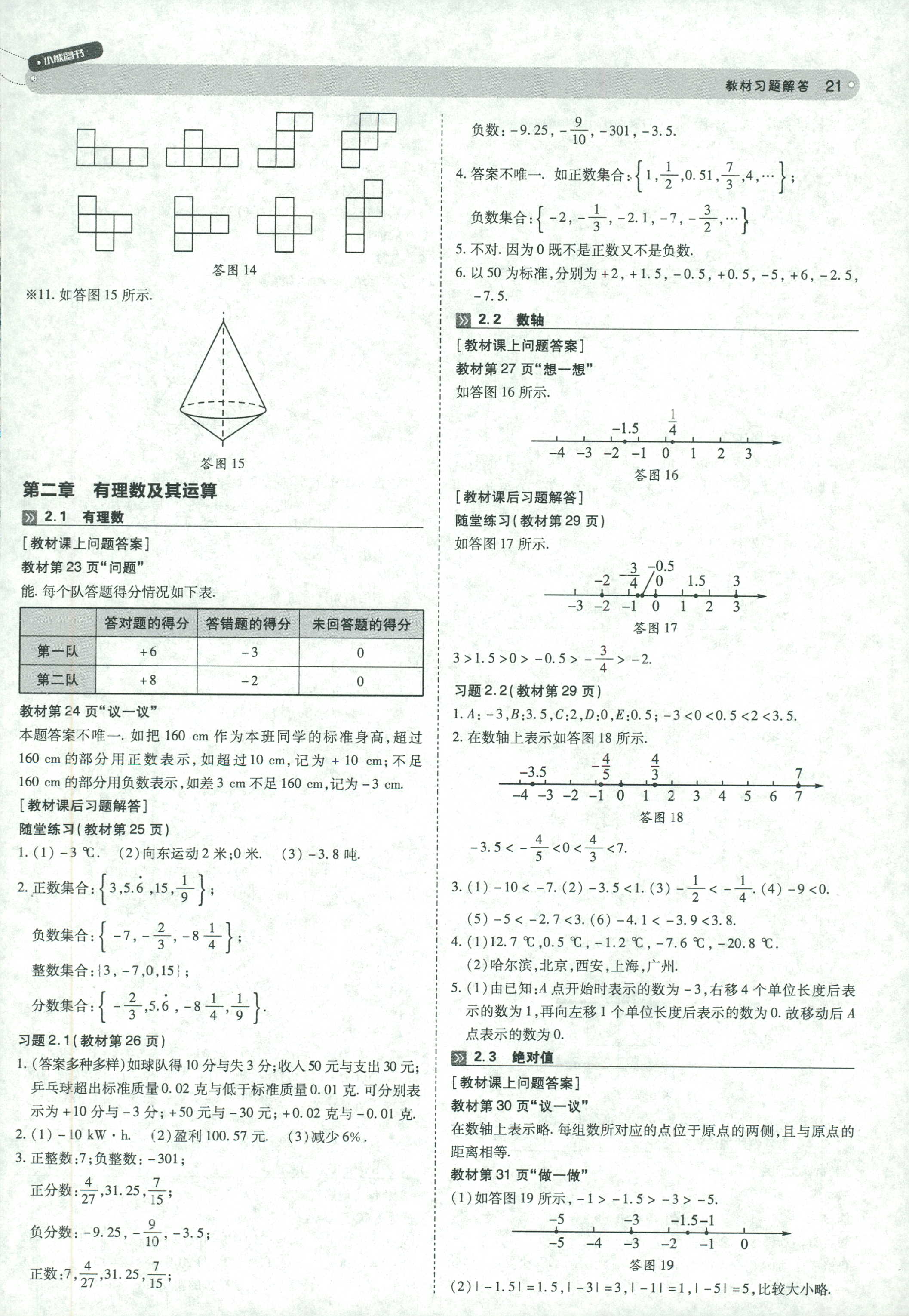 2018年教材完全解讀七年級數(shù)學(xué)北師大版 第21頁