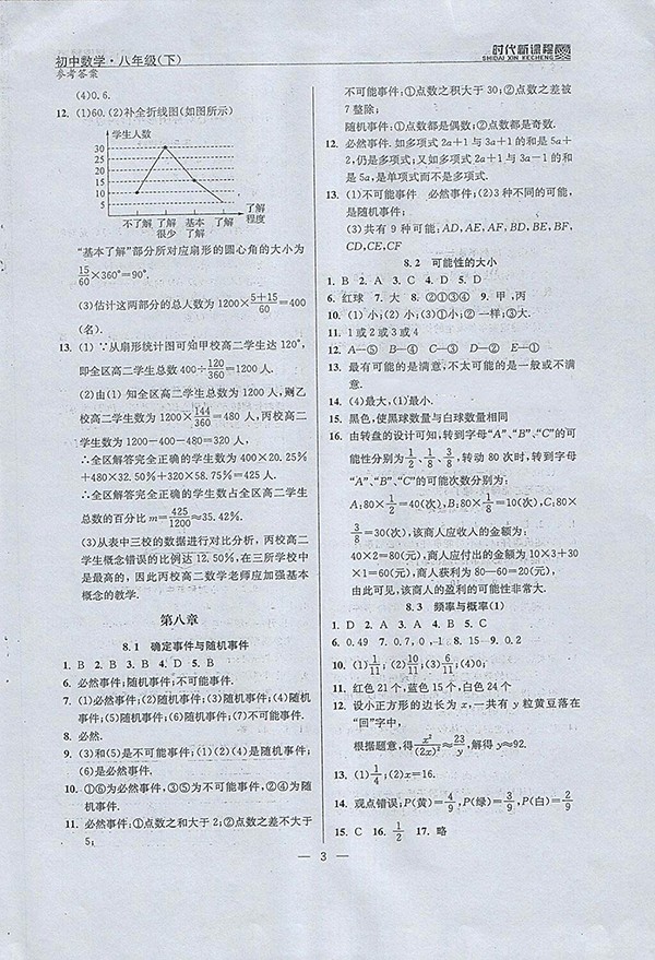 2018年时代新课程初中数学八年级下册参考答案 第11页