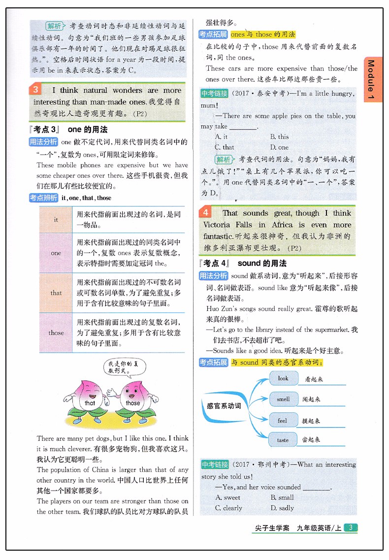 2019版尖子生學案新課標外研版英語九年級上冊參考答案 第2頁