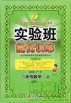 2018秋實驗班提優(yōu)訓練6六年級上冊數學青島版QD參考答案