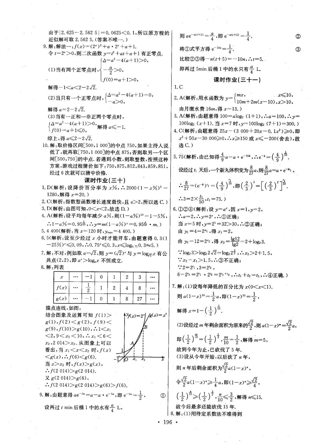 2018年長江全能學(xué)案數(shù)學(xué)必修1參考答案 第48頁