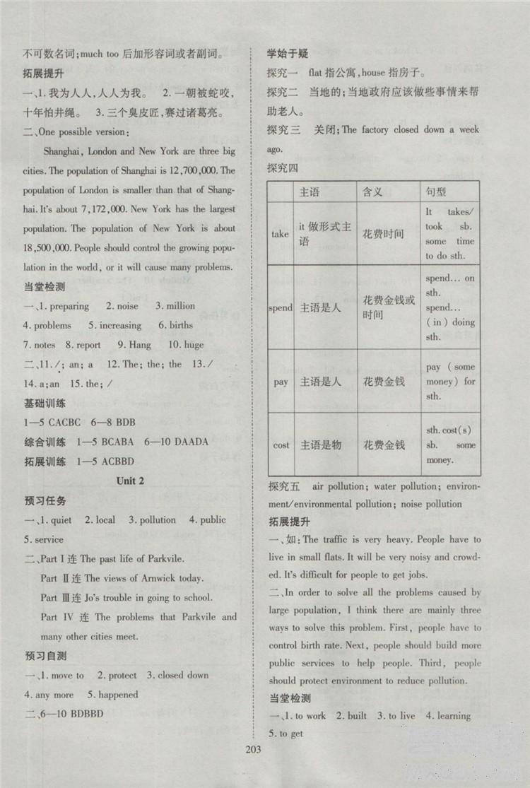 2018资源与评价英语八年级上册外研版参考答案 第17页