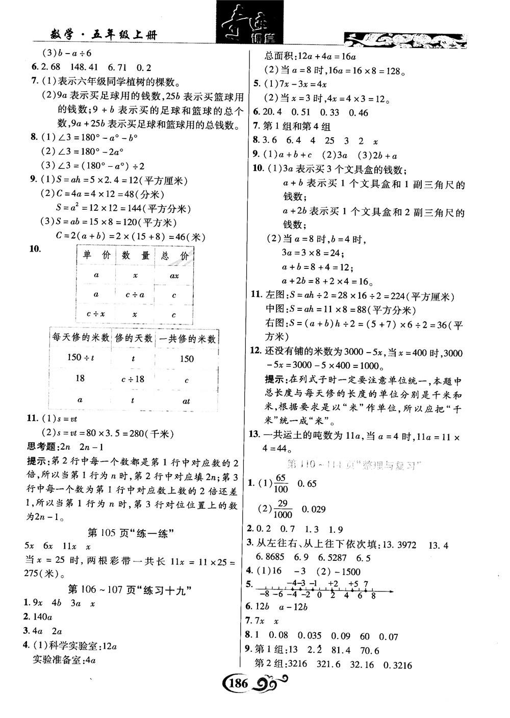 2018年秋奇迹课堂数学五年级上册苏教版数法题解参考答案 第32页