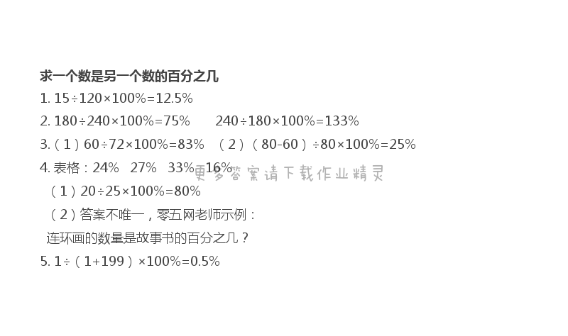 第六单元 百分数 - 第59页