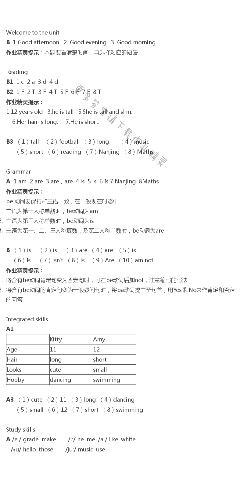 2019年课本译林版七年级英语上册 第1页