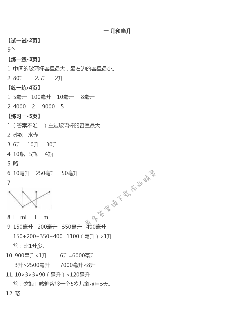 2019年教材课本四年级数学上册苏教版 第1页