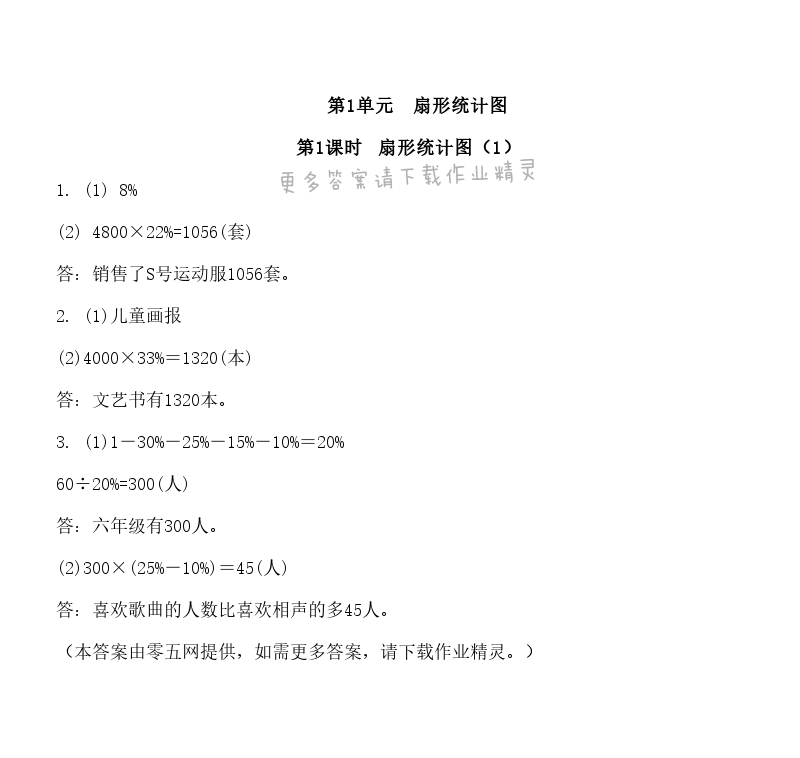 2020年伴你学六年级数学下册苏教版 第1页