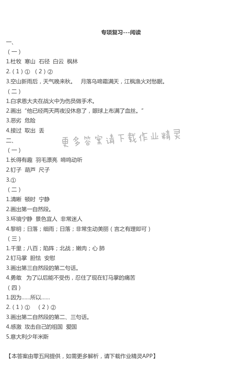 专项复习——阅读 - 专项复习---阅读