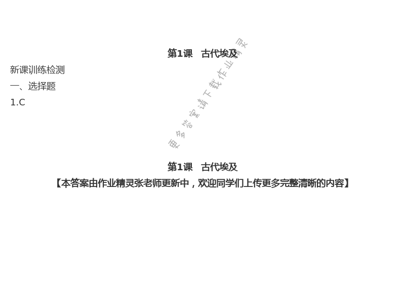 2020年層層遞進(jìn)九年級(jí)歷史上冊人教版 第1頁