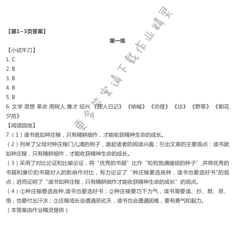 2021年系統(tǒng)集成暑假生活八年級語文 第1頁