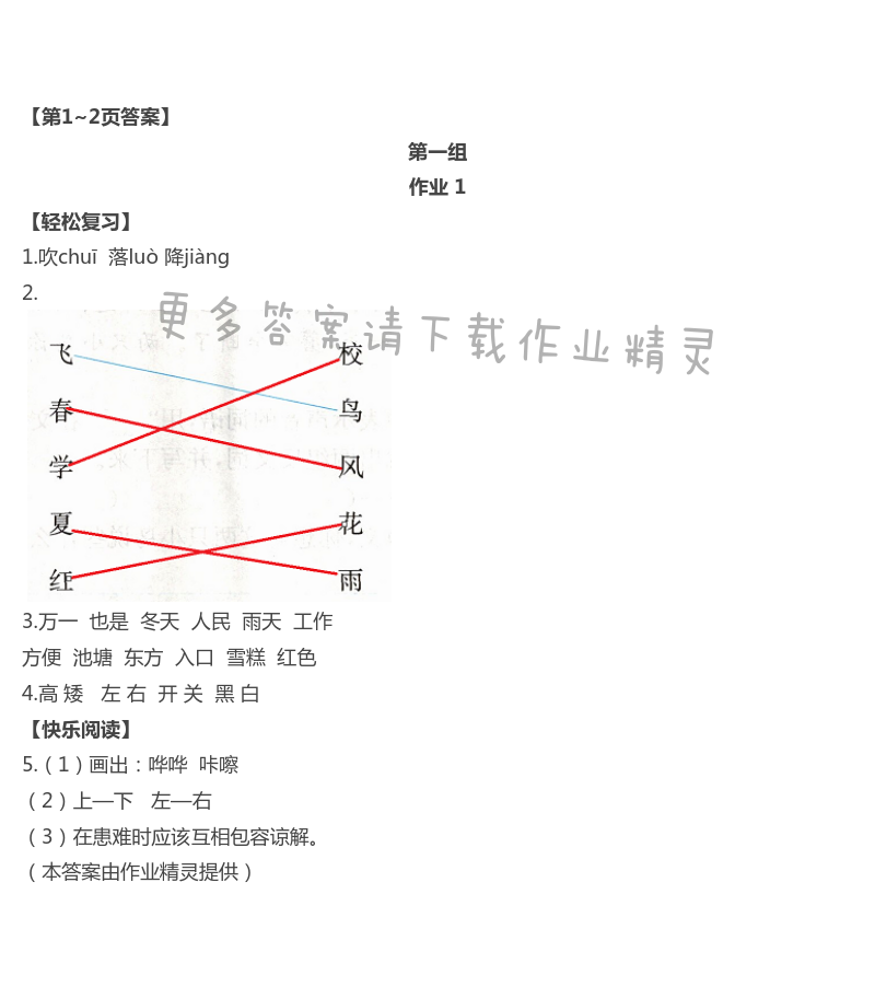 2021年智趣夏令營(yíng)一年級(jí)基礎(chǔ)與閱讀通用版 第1頁(yè)