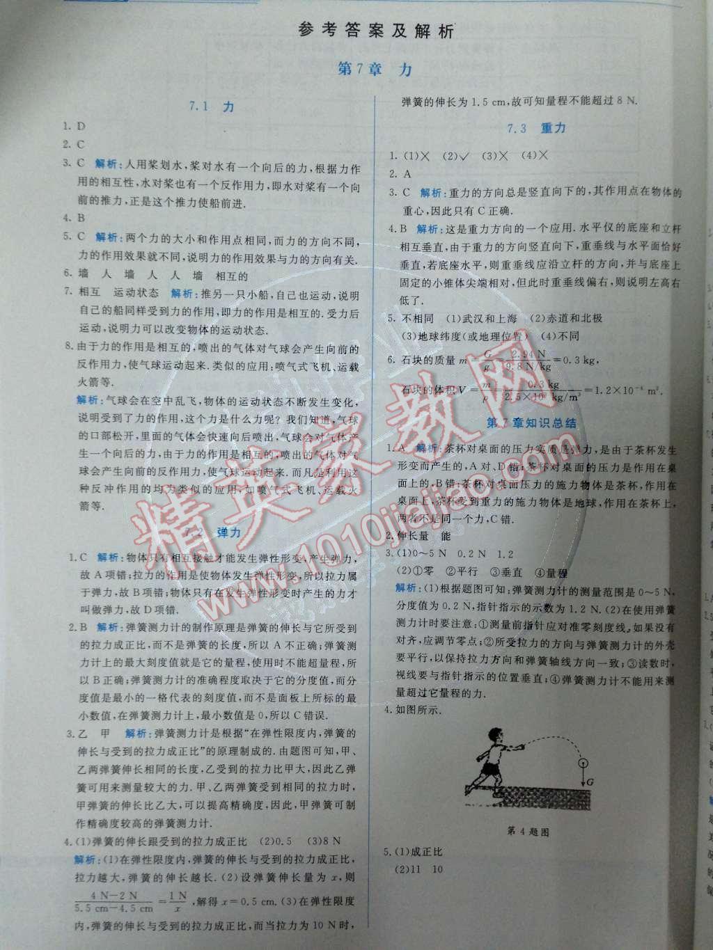 2014年1加1轻巧夺冠同步讲解八年级物理下册人教版金版 第1页