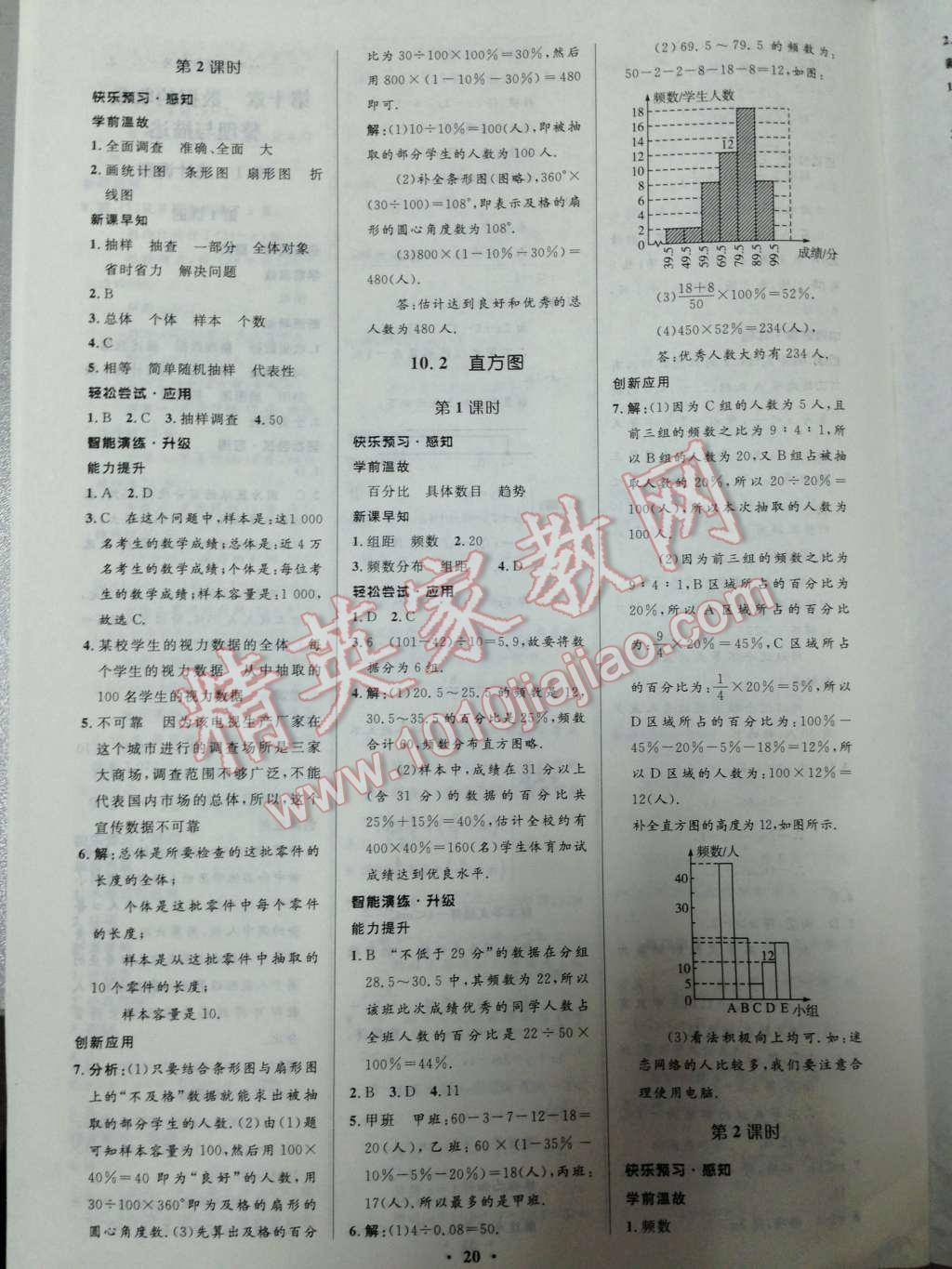 2014年初中同步测控优化设计七年级数学下册人教版 第25页