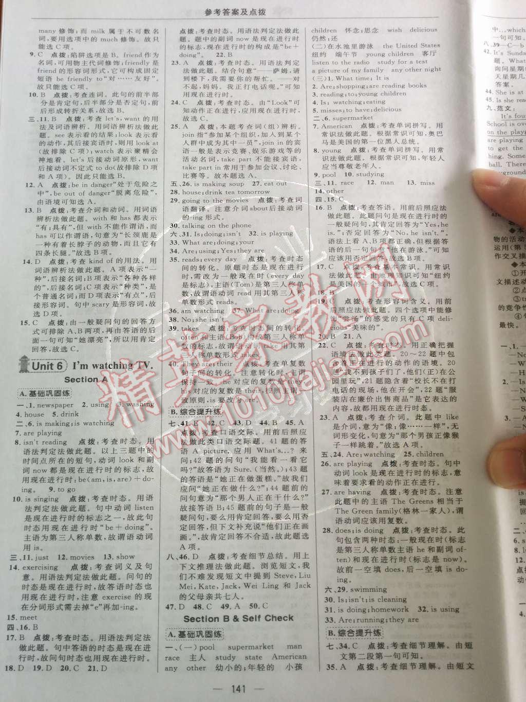 2014年綜合應(yīng)用創(chuàng)新題典中點七年級英語下冊人教版 第11頁