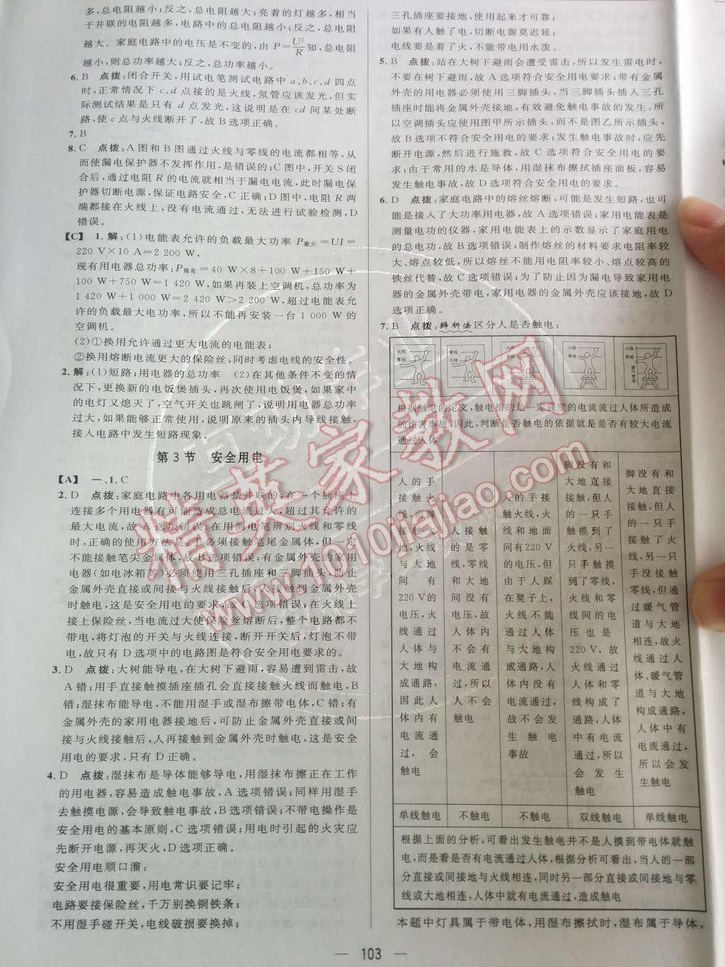 2014年綜合應用創(chuàng)新題典中點九年級物理下冊人教版 第十九章 生活用電第29頁