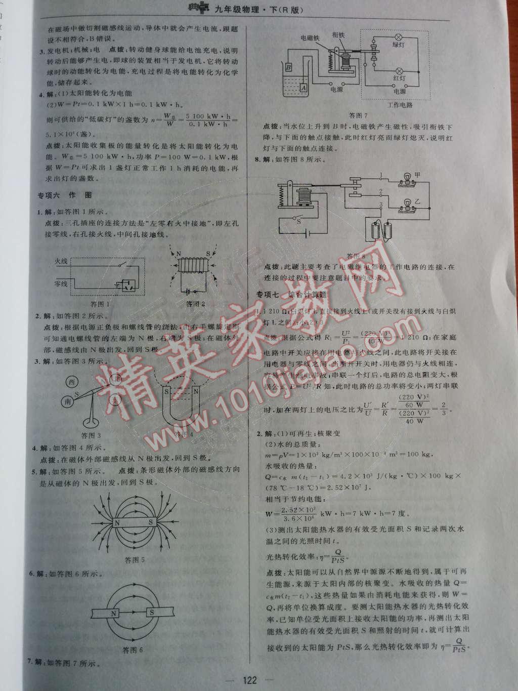 2014年綜合應(yīng)用創(chuàng)新題典中點(diǎn)九年級物理下冊人教版 第27頁