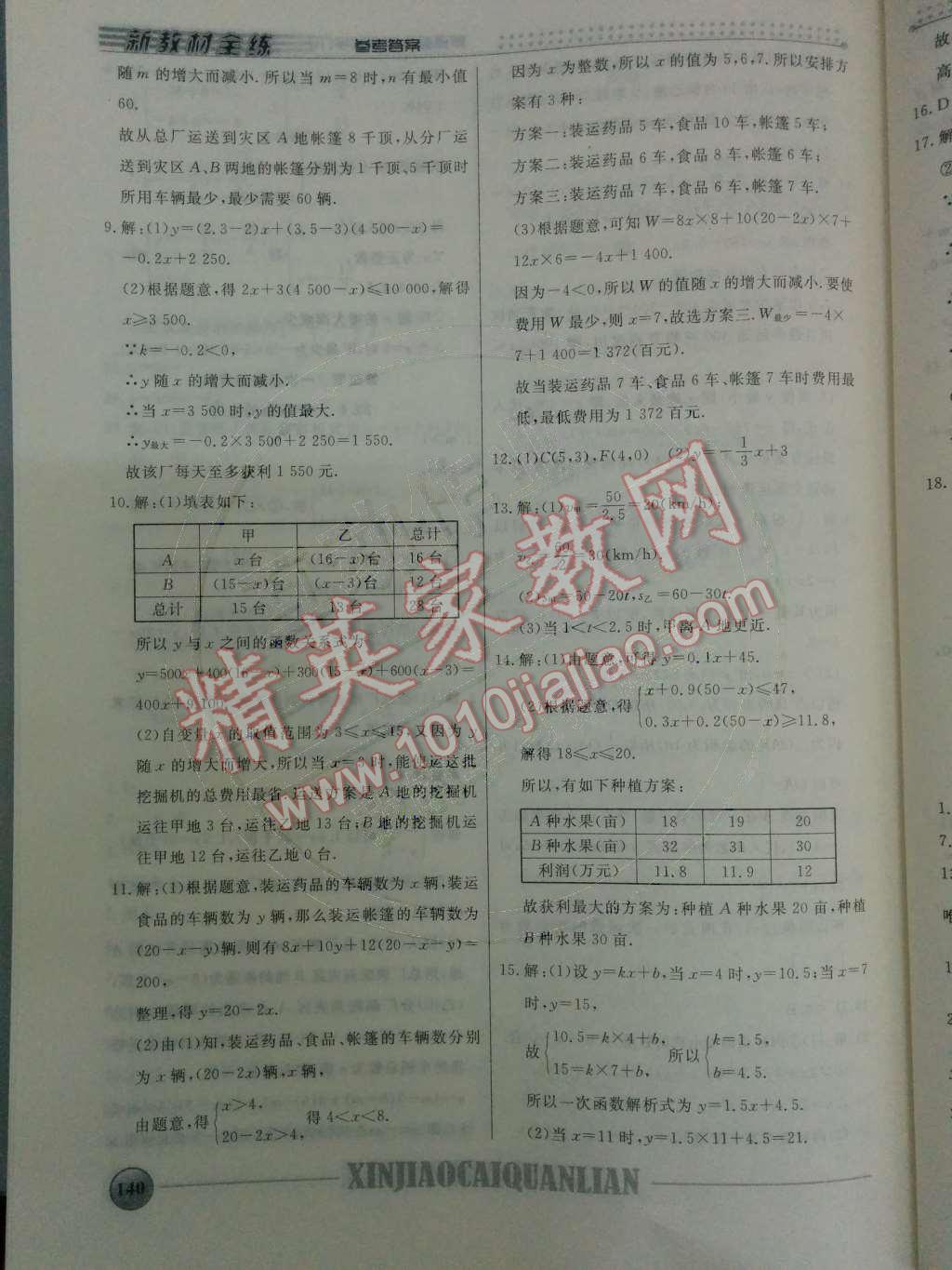 2014年鐘書(shū)金牌新教材全練八年級(jí)數(shù)學(xué)下冊(cè)滬教版 第5頁(yè)