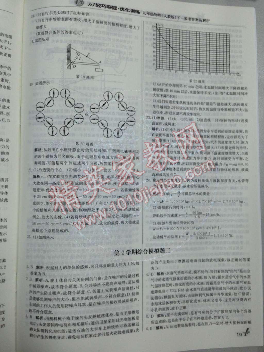 2014年1加1輕巧奪冠優(yōu)化訓練九年級物理下冊人教版銀版 測試題及模擬題第53頁