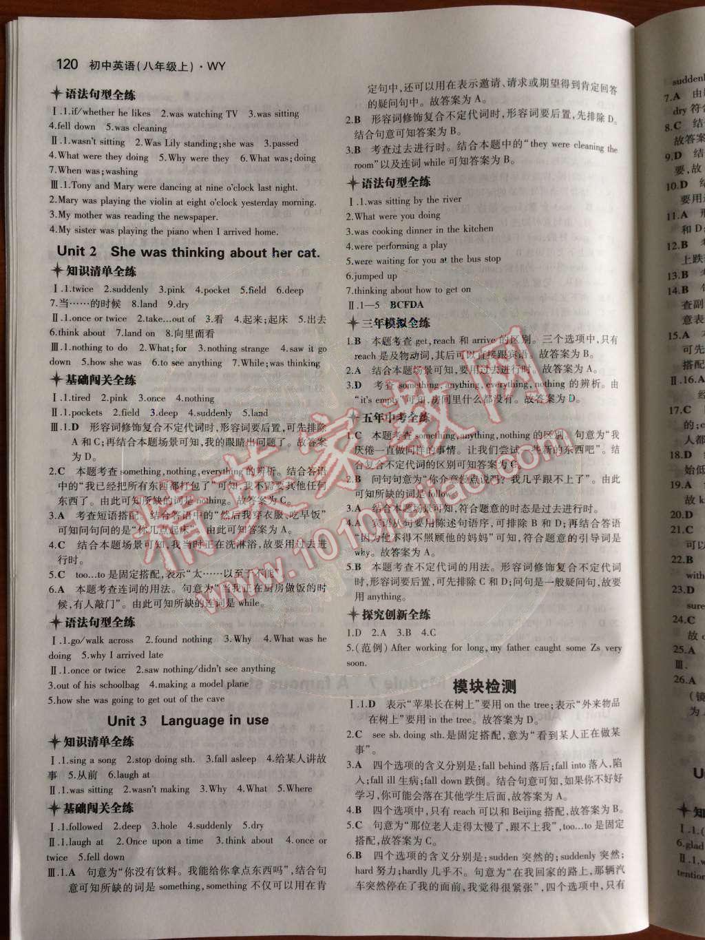 2014年5年中考3年模拟初中英语八年级上册外研版 Module 7 A famous story第83页