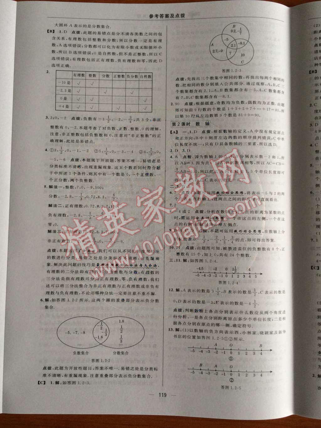 2014年綜合應(yīng)用創(chuàng)新題典中點(diǎn)七年級(jí)數(shù)學(xué)上冊(cè)人教版 第一章 有理數(shù)第53頁(yè)