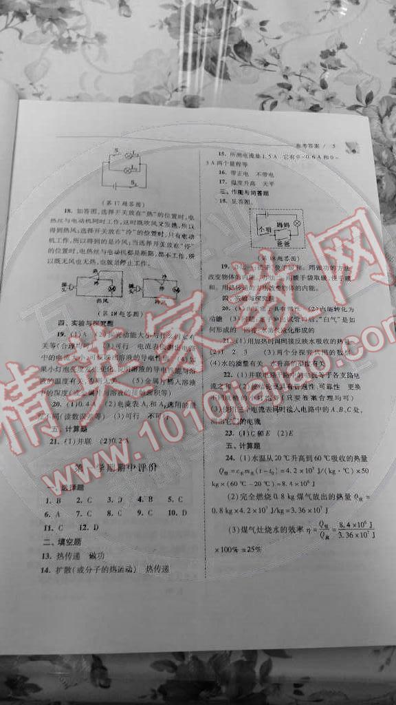 2014年新課程問題解決導(dǎo)學(xué)方案九年級(jí)物理全一冊人教版 第5頁