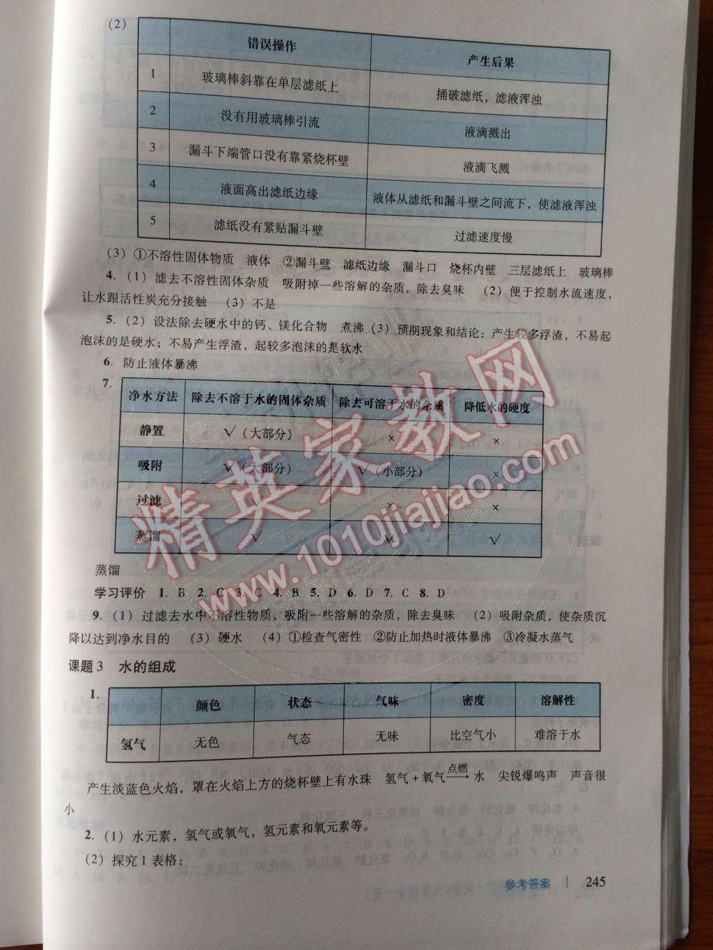 2014年学习与评价九年级化学全一册人教版 第19页