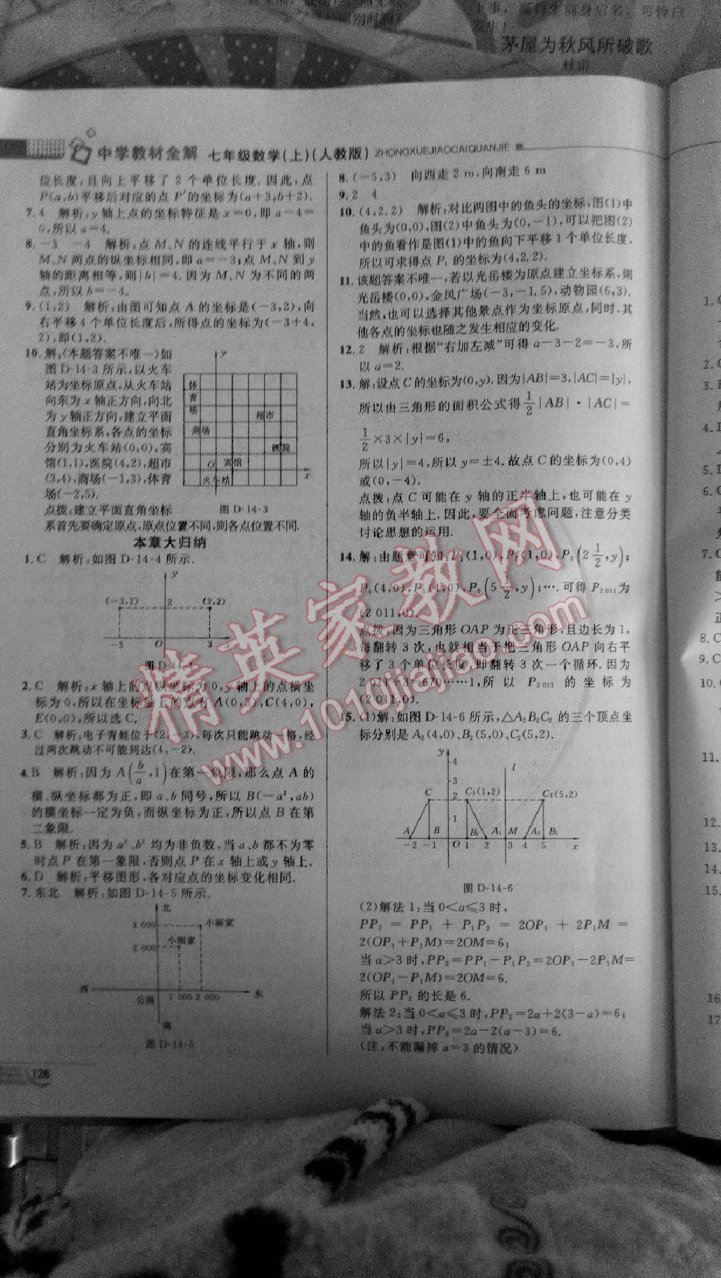 2014年中學(xué)教材全解哈爾濱五四制專用七年級數(shù)學(xué)上冊人教版 第8頁