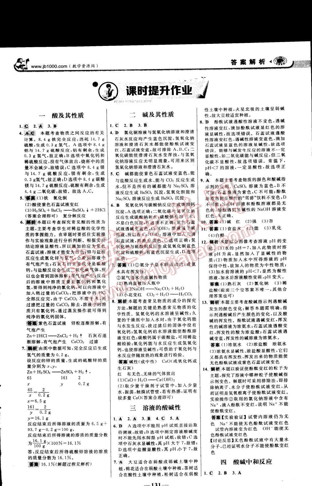 2014年世紀(jì)金榜金榜學(xué)案九年級化學(xué)下冊人教版 第14頁