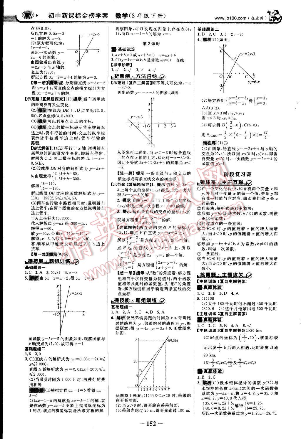 2015年世纪金榜金榜学案八年级数学下册人教版 第11页