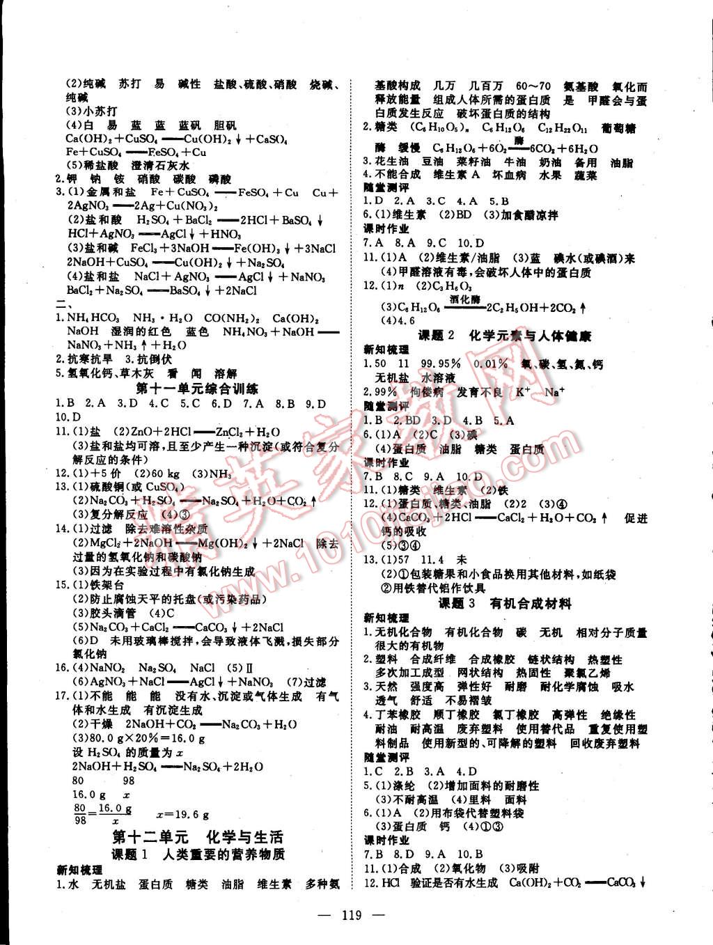 2014年探究在線高效課堂九年級化學下冊 第8頁