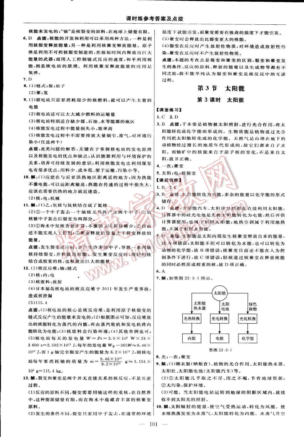 2015年點(diǎn)撥訓(xùn)練九年級(jí)物理下冊(cè)人教版 第15頁