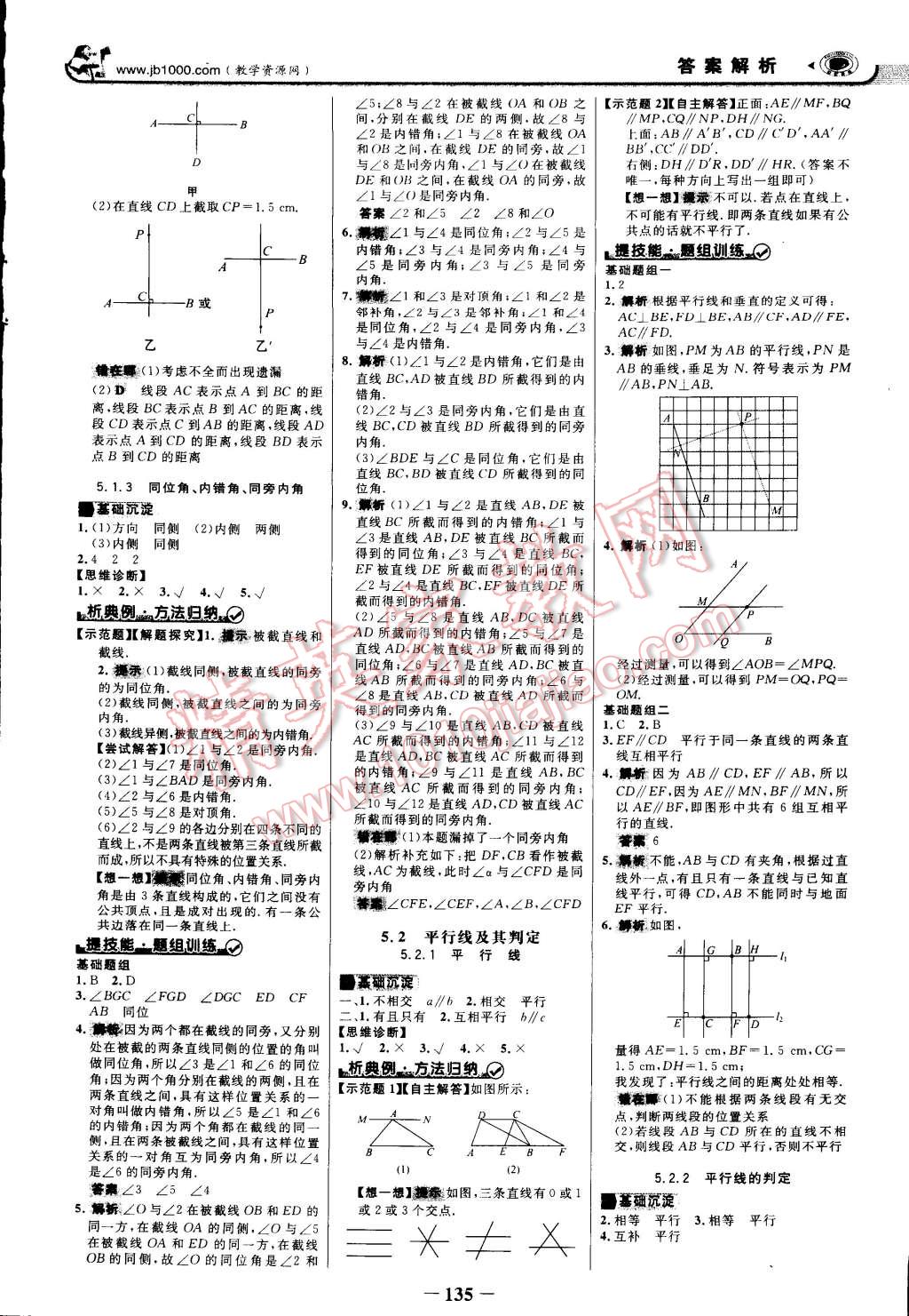 2015年世紀(jì)金榜金榜學(xué)案七年級(jí)數(shù)學(xué)下冊(cè)人教版 第2頁(yè)