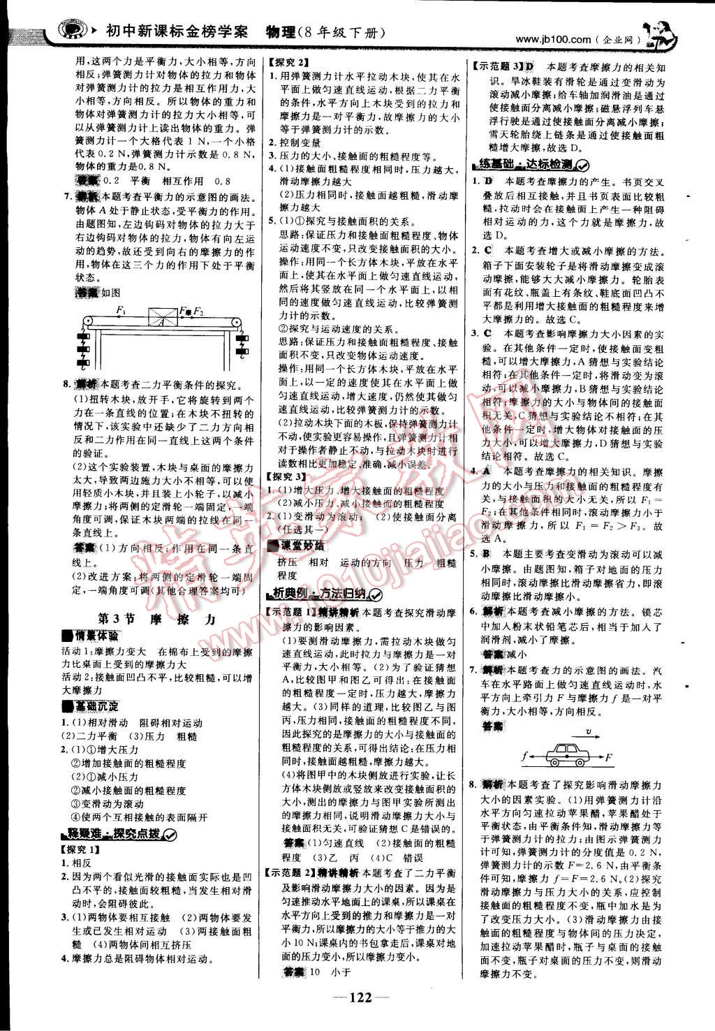 2015年世紀(jì)金榜金榜學(xué)案八年級物理下冊人教版 第36頁