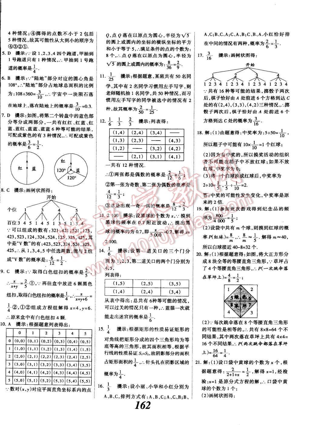 2014年全優(yōu)課堂考點(diǎn)集訓(xùn)與滿分備考九年級(jí)數(shù)學(xué)全一冊(cè)上人教版 第42頁